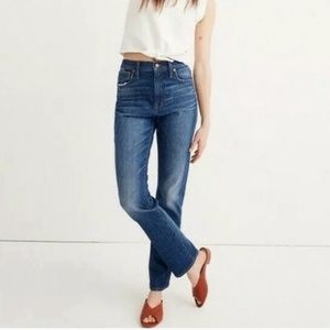 Madewell Slim High Rise Boy Jean in Milton Wash